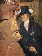 Henri  Toulouse-Lautrec L-Auglais au Moulin-Rouge Spain oil painting artist
